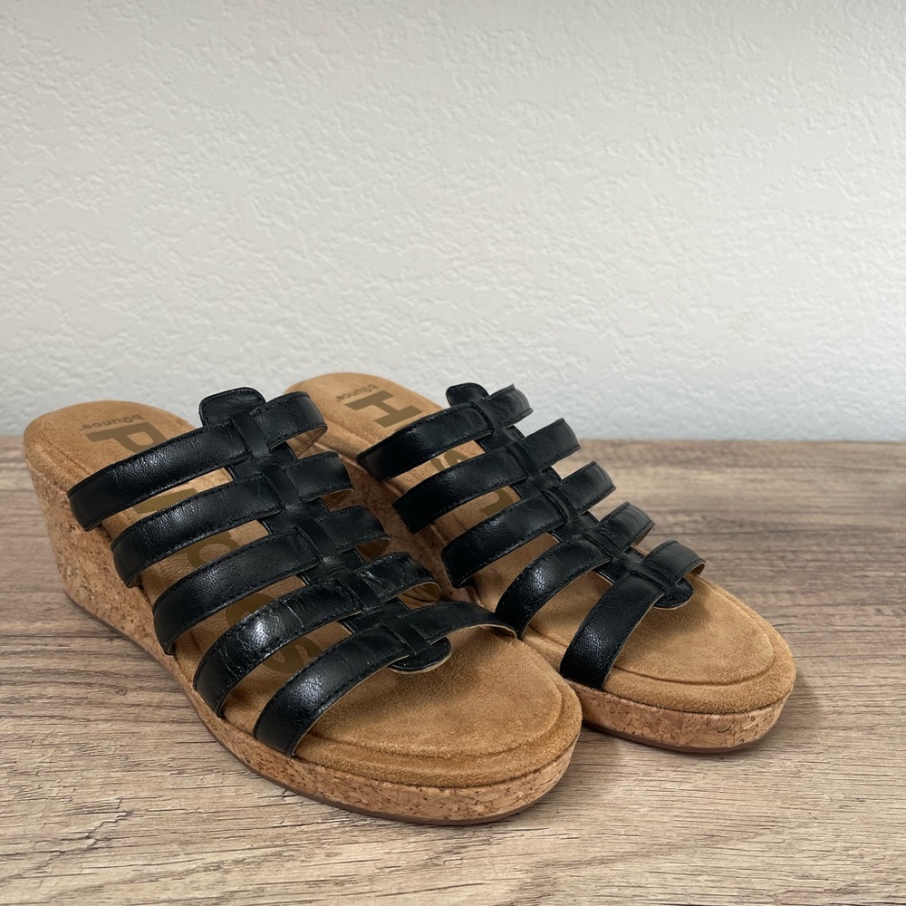 Hush Puppies Willow Cork Wedge Sandals New